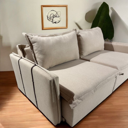 SOFA CAMA RETRACTIL ASUNCIÓN BEIGE