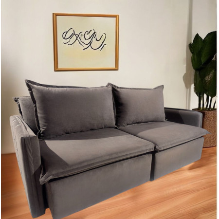 SOFA CAMA RETRACTIL ASUNCIÓN MARRÓN