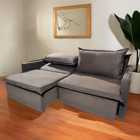 SOFA CAMA RETRACTIL ASUNCIÓN MARRÓN
