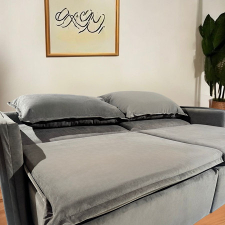 SOFA CAMA RETRACTIL ASUNCIÓN MARRÓN