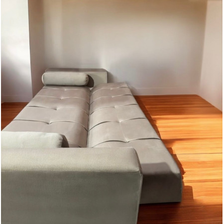 SOFA CAMA VALENZUELA BEIGE + MESITA DE REGALO