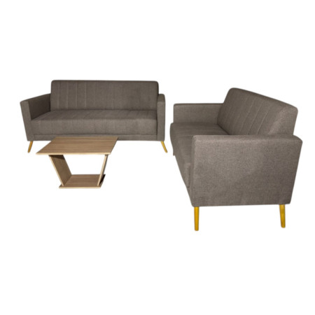 SOFA HERNANDARIAS MARRON PINO