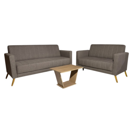 SOFA HERNANDARIAS MARRON PINO