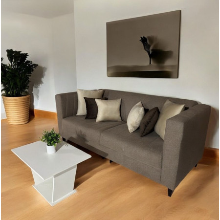 SOFA GUAIRA 3L MARRON PINO