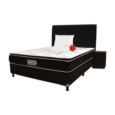 SOMMIER SUPER SPUMA POP PLUS PILLOW JUEGO COMPLETO 140X190