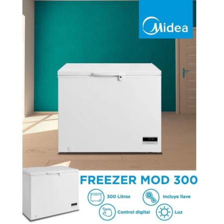 Freezer Midea Mod. 300 Panel digital