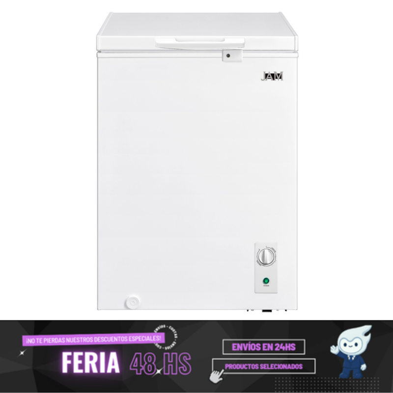 CONGELADOR JAM 110 LTS 1T LUZ LED