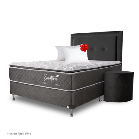 SOMMIER PARANA EMOTION  JUEGO COMPLETO 140X190