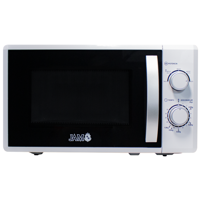 MICROONDAS JAM 20LTS BLANCO C/LUZ INTERNA 700W 230V/50HZ