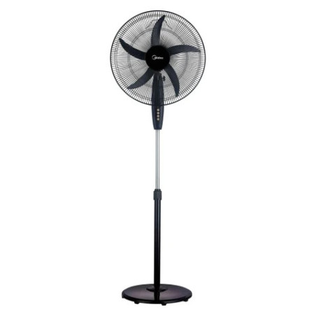 Ventilador Midea de Pie 20” 3 Velocidades Negro