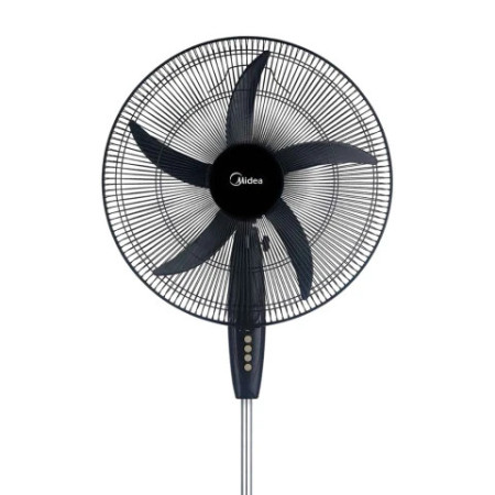 Ventilador Midea de Pie 20” 3 Velocidades Negro