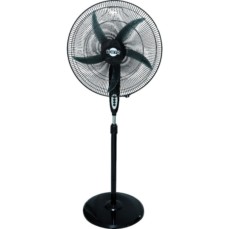 Ventilador de Pie Tokyo Bravísimo 20” Negro 3 Velocidades
