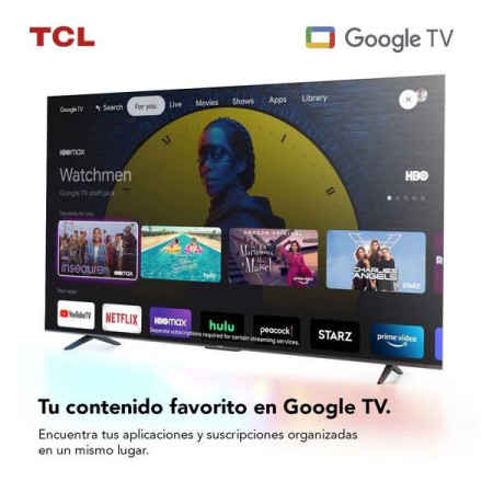 Televisor TCL 55" Smart P635 Google 4K UHD