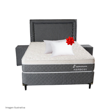 SOMMIER SUPER SPUMA HARMONY COMPLETO 160 X 200