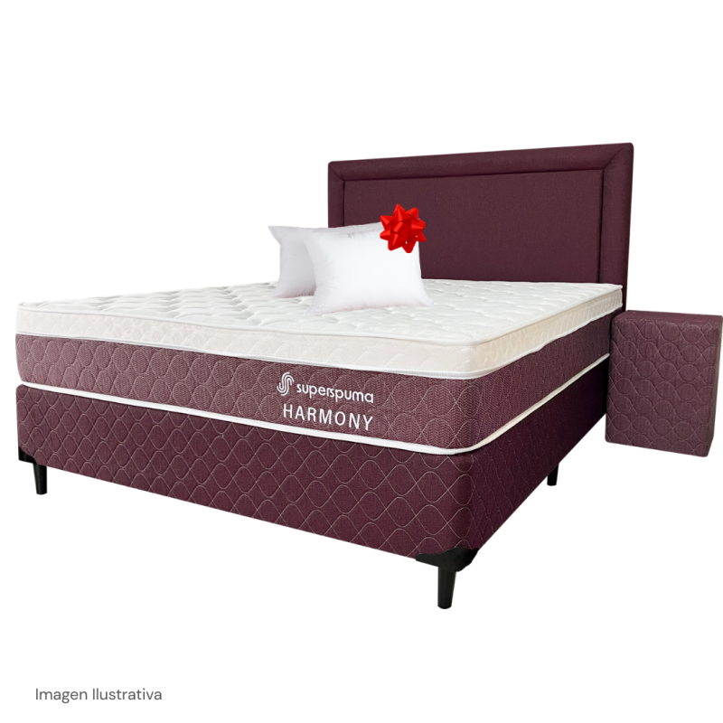 SOMMIER SUPER SPUMA HARMONY COMPLETO 160 X 200