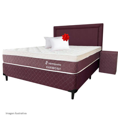 SOMMIER SUPER SPUMA HARMONY COMPLETO 160 X 200