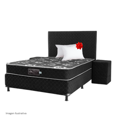 JUEGO SOMIER POP PLUS 1,40 X 1,90 70K SUPERSPUMA