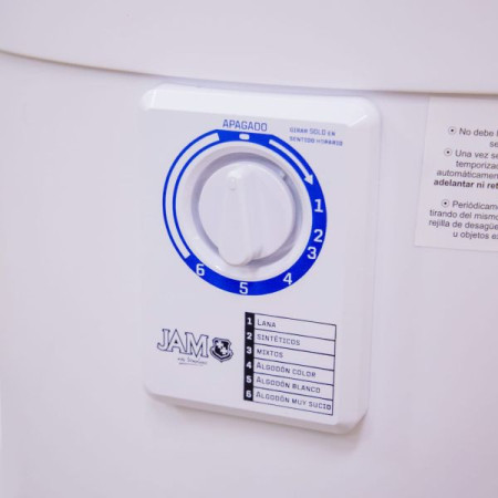 LAVARROPAS JAM 6KG SEMIAUTOMATICO - 6 PROGRAMAS