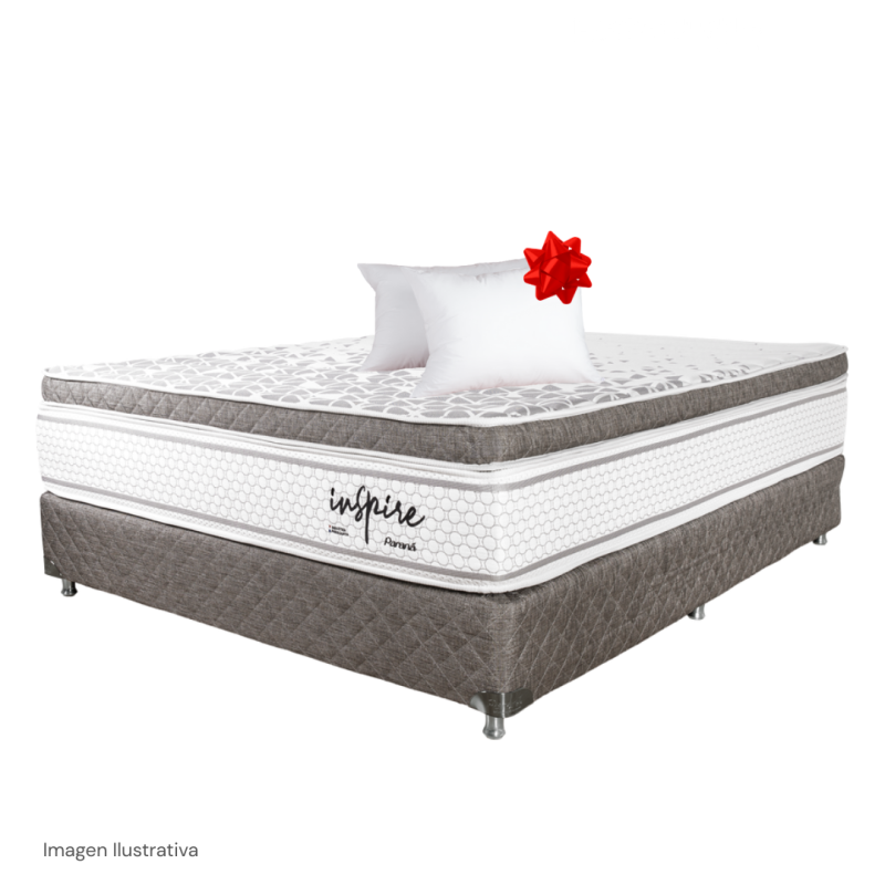 SOMMIER PARANA INSPIRE BASE+COLCHON 160X200