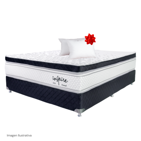 SOMMIER PARANA INSPIRE BASE+COLCHON 160X200