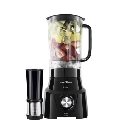 Licuadora Britania B1000 1200W 12V 3L Negra – 220V – 6538