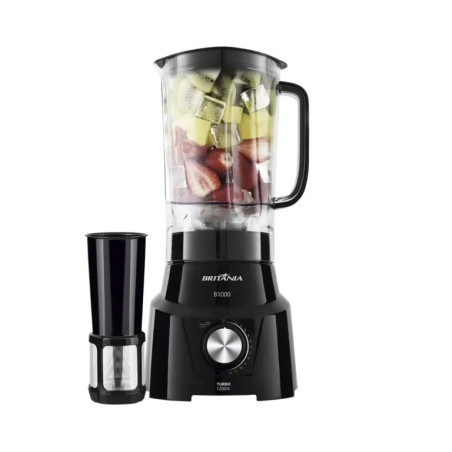 Licuadora Britania B1000 1200W 12V 3L Negra – 220V – 6538