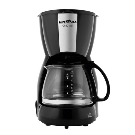 Cafetera Britania CP30 Inox Negra – 127V – 5500