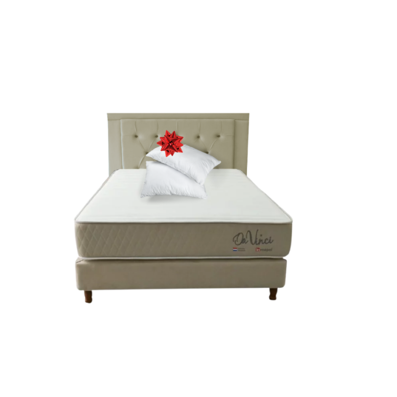 SOMMIER + CABECERA LEDA INMAPOL DA VINCI 140X190