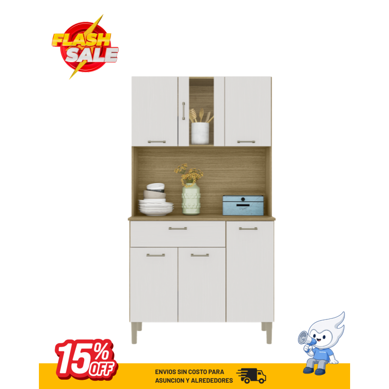 KIT DE COCINA 6P KYRA FREIJO/SUPREMO