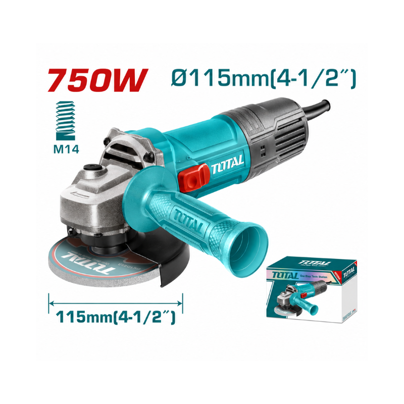 AMOLADORA 750W 115MM-TG10711556 TOTAL
