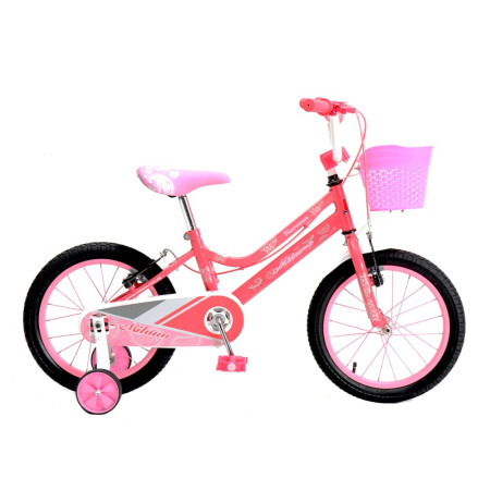 BICICLETA MILANO FIORENZA ARO 16 ROSADO - DE 4 A 5 AÑOS