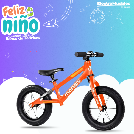 BICICLETA MONARK ARO 12" KIDS BALANCE NARANJA