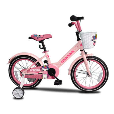 BICICLETA MONARK ARO 16" PRINCESS ROSA