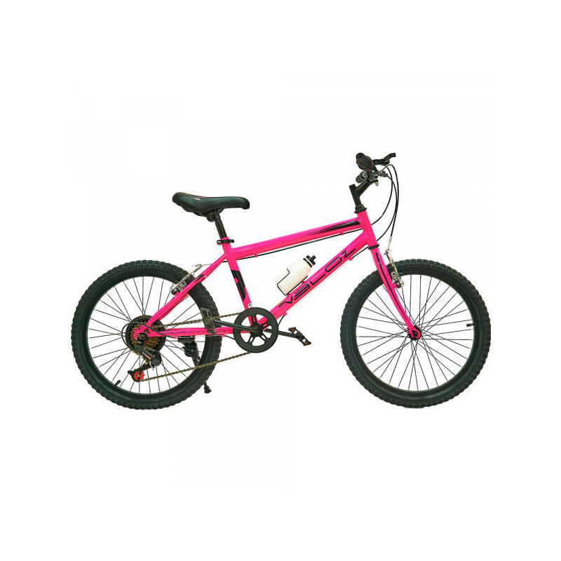 BICICLETA VELOZ ARO 20 RO 20 ROCKET ROSA