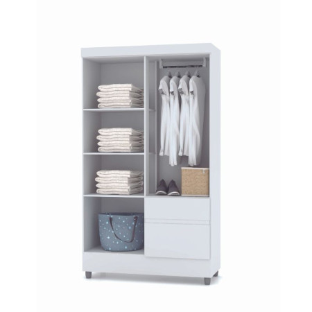 ROPERO IDEAL 4P BLANCO/CAMARIM