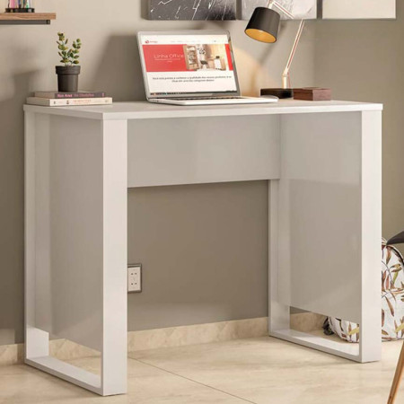 MESA PARA COMPUTADORA MORADA OFFICE BLANCO