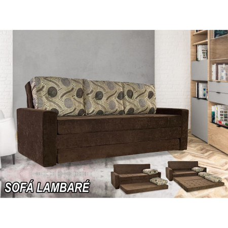 SOFA CAMA LAMBARE MARRON