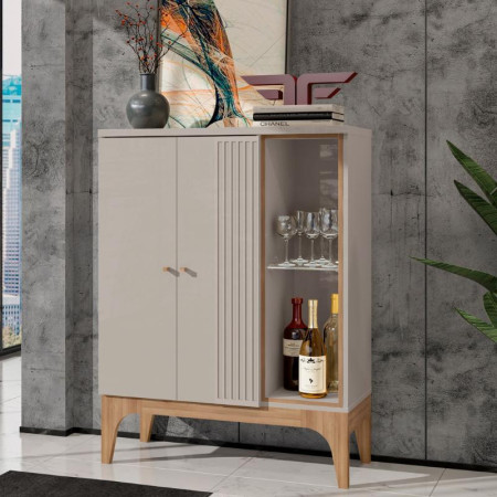 BAR BUFFETE VENEZA OFF WHITE /CEDRO