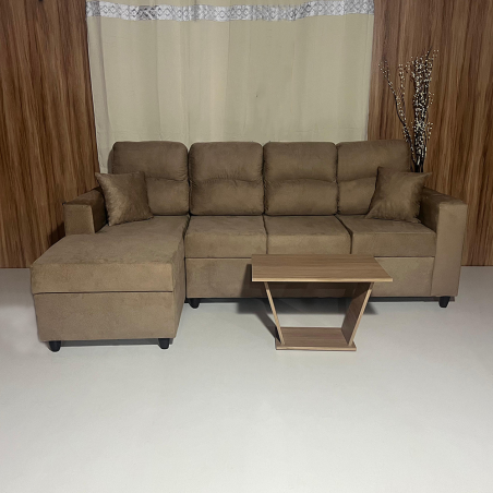 SOFA SAN LORENZO 3 + CHAISE  BEIGE