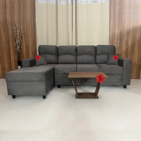 SOFA SAN LORENZO 3+CHAISE  GRIS