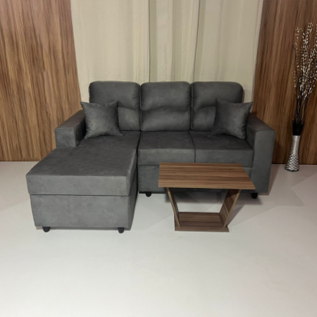 SOFA SAN LORENZO 2+CHAISE GRIS