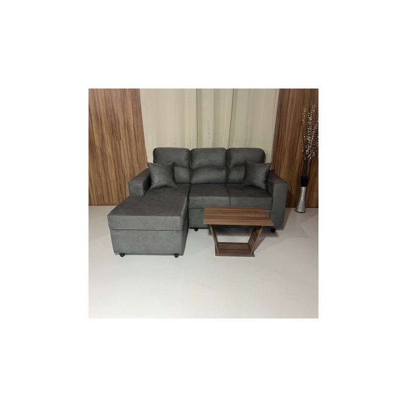 SOFA SAN LORENZO 2+CHAISE GRIS