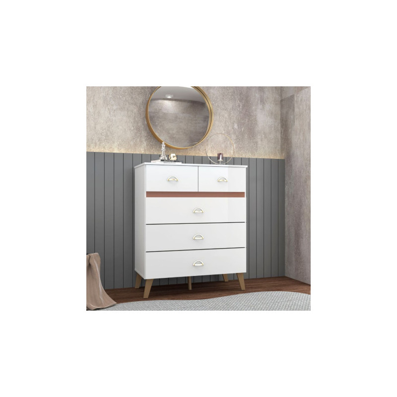 COMODA IBIZA BLANCO/CAMARIN