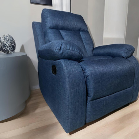 POLTRONA BERLIN RECLINABLE AZUL