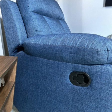 POLTRONA BERLIN RECLINABLE AZUL