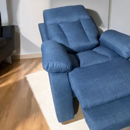 POLTRONA BERLIN RECLINABLE AZUL