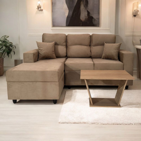 SOFA SAN LORENZO 2+CHAISE BEIGE