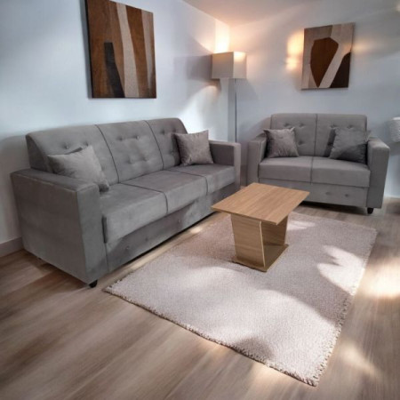 SOFA NEW ITA 3 + 2 LUGARES GRIS