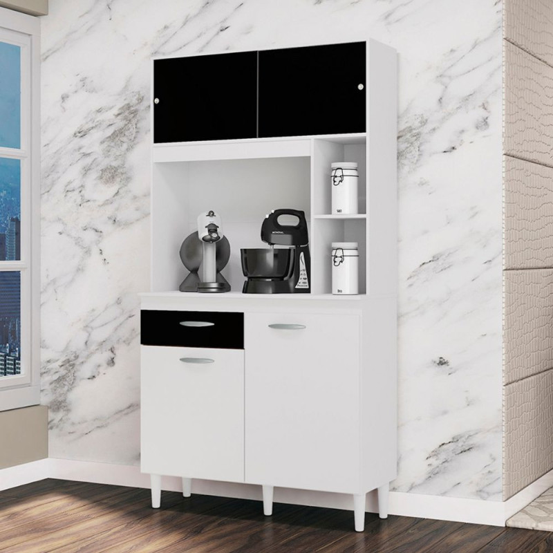 MUEBLE DE COCINA DUDA 90 BLANCO / PRETO