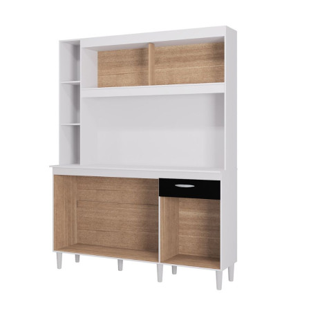 MUEBLE DE COCINA DUDA 1,40 BLANCO/PRETO